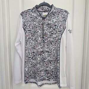 Greg Norman 1/4 zip long sleeve women's top